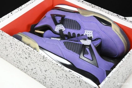 AJ4-766302 4 Jordan Scott x Purple Retro Travis 0826